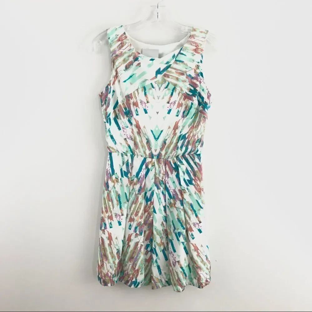 ADDISON color splash cutout dress